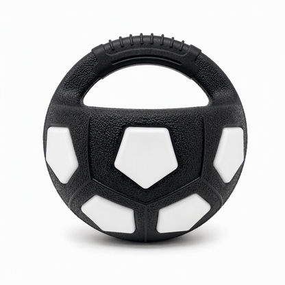 🐶 Interactive Dog Football with Handle - Engaging Play & Bite-Resistant TPR