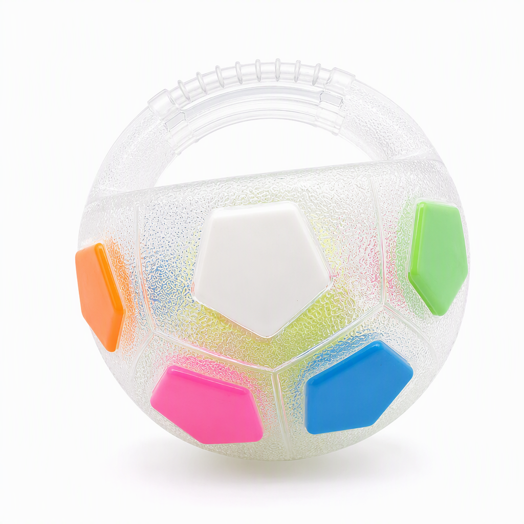 🐶 Interactive Dog Football with Handle - Engaging Play & Bite-Resistant TPR